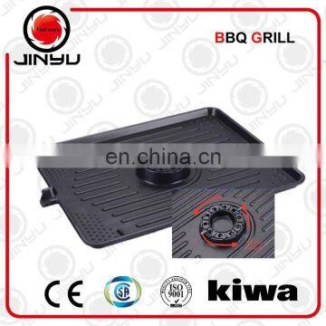 portable cast aluminium BBQ plate for outdoor camping