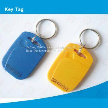 2022 new products RFID key tag with 13.56mhz chip rfid key chain tag