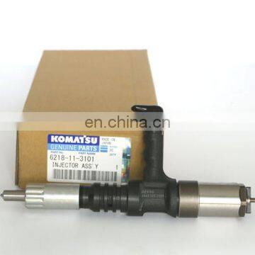 genuine common rail injector 095000-1211 6156-11-3300 fuel injector for 450-7