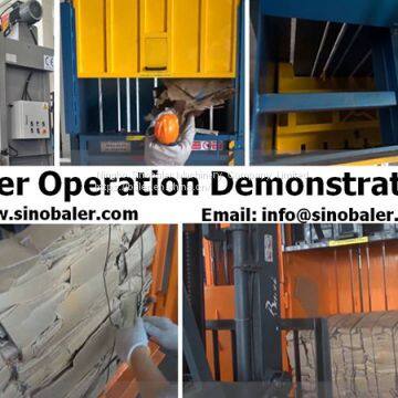 Baler Operation Demonstration