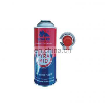 Empty butane gas canister