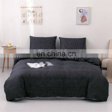 Korean Queen King Size 3D 100% Полиэстер Печать Плед Пододеяльник Комплект постельного белья Комплект одеяла с подушками