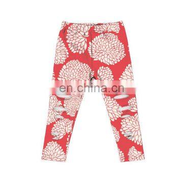 High Quality Halloween Skull and Flower Print Newborn Bouncy Leggings Flexible Soft Leggings for Girls photo-2