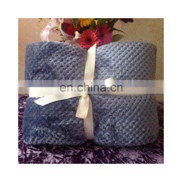 Factory Manufactured Super Soft Polyester Coral Fleece Blanket Throw photo-2