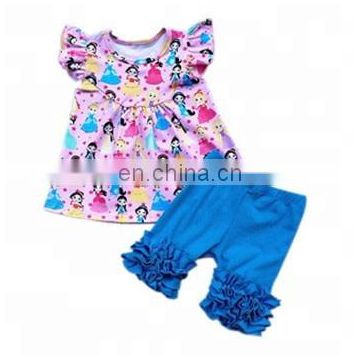 2018 high quality kids clothing children Summer wholesale girls baby boutique outfits