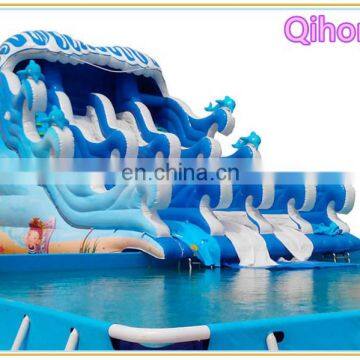 Giant Mobile Inflatable Floating Aqua Water Park, Above Ground Water Play Equipment for Sale photo-3