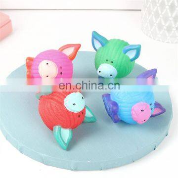 Cow Shaped Puppy Dog Toys Chewing Squeaky Vinyl Pet Toys With Sound Squeaker photo-4