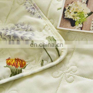 2020 Summer New Product 100% Polyester Aloe Cotton Reactive Printing Floral Multi Size Various Design Summer Quilt Blanket photo-6