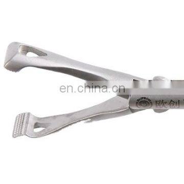 Geyi Autoclavable Laparoscopic Instruments 10mm Grasping Forceps(eight Claws) With Insulated Handle photo-2