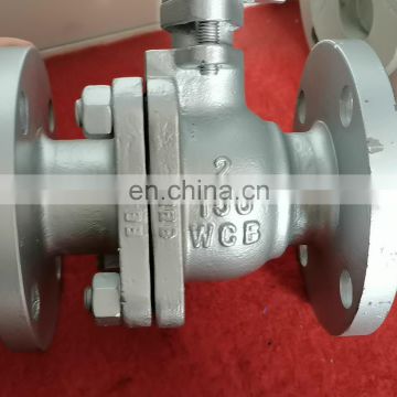 Q41F WCB Body PTFE Soft Sealing Floating Manual Ball Valve with Price