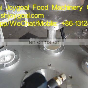 Shanghai Joygoal automatic  rotary iced tea/water cup filling sealing machine made in shanghai