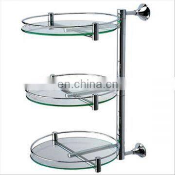 High Quality Wall Mounted Bathroom Glass Shelf photo-5