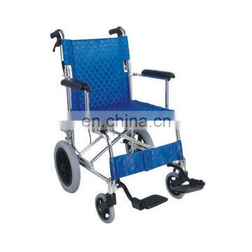 Rehabilitation Therapy Supplies Lightweight Transport Aluminum Manual Wheelchair Price