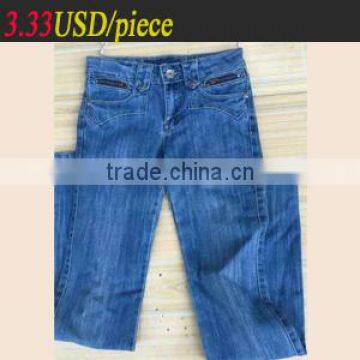 China factory cheap stock jeans pants women,stock lot jeans women pants,women jeans pants