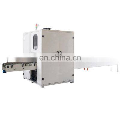 Automatic small toilet paper log saw cutting machine