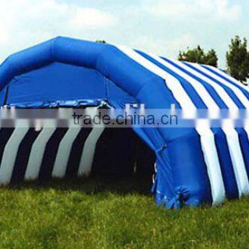 Custom good quality giant blue inflatable advertising trade tent