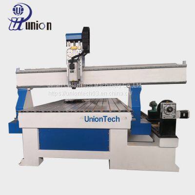 UnionTech 4 Axis 1325 Wood CNC Router Machine Wood Engraving Machine With Rotary Axis