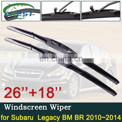 Car Wiper Blade for Subaru Legacy BM BR 2010 2011 2012 2013 2014 Front Window Windscreen Windshield Wipers Car Accessories