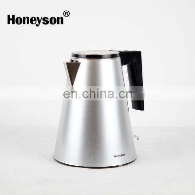 Honeyson hotel electric kettle 1.2l stainless steel kettle Food grade material portabl