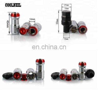 20PCS M12 X1.5/M12*1.25 Authentic Acorn Rim Racing Truck Iron Lug Wheel Nuts Screw
