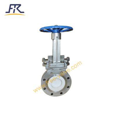 Manual ceramic knife gate valve FRZ73TC