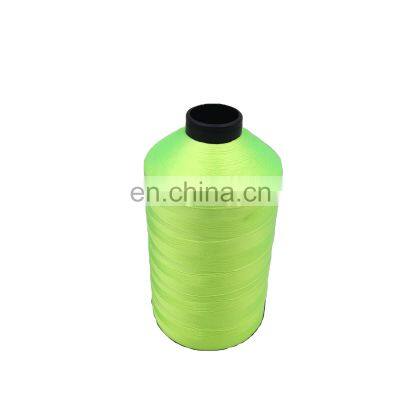 China factory whole sales fluorescent neon glow in the dark color thread