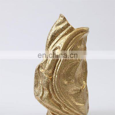 Simple Nordic Designed Geometry Color Glazed Ceramic Indoor Table Decoration Flower Vase