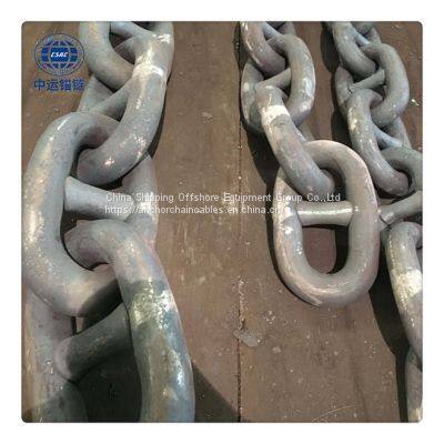 87mm marine studlink anchor chain studless anchor chain factory