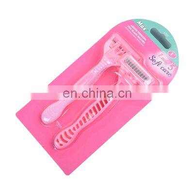 Free Samples one Blade Disposable pink Razor for Women and Man