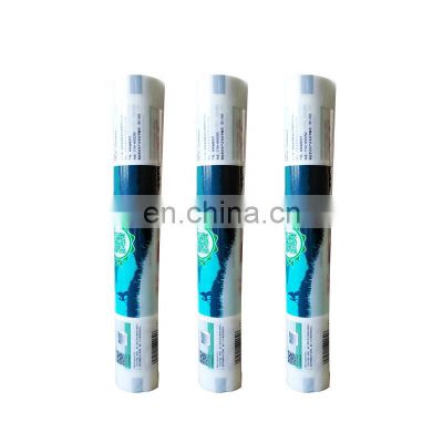 Custom printed condiments food plastic packaging stretch film roll with widow