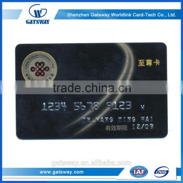 Custom plastic busienss card,QR code key tag, China Manufacturer Vip Business Cards