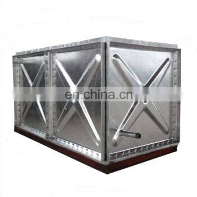 China Elevated Galvanized Steel Panels Bolted Assembled Sectional Water Tank