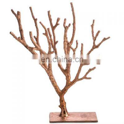 copper color antique tree mug stand