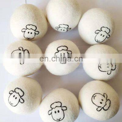 Eco Friendly Pure White Sheep Natural Organic New Zealand Wholesale Wool Dryer Ball photo-4