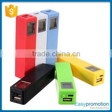 Mini universal portable mobile charger power bank 2200mah promotional gifts