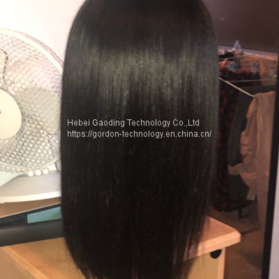 Black Long Straight Full Lace Human Hair Wig with Factory Price