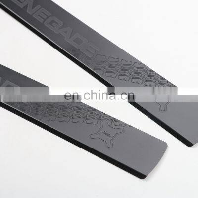 Lantsun Aluminum Alloy R008 for Jeep Renegade Door Sill Guard Black, Red, Gold, Blue, Silver Color for Option photo-2