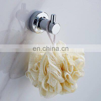 Bathroom High Quality Wall Mounted Cloth Robe Hanger Hook Chrome or Black photo-2