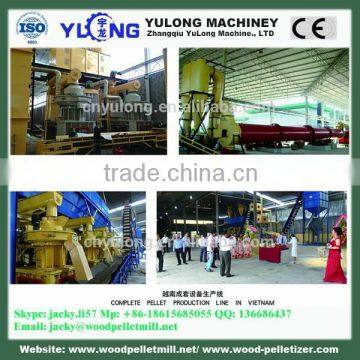 China YULONG 3 - 5TPH Complete Palm Wood Pellet Production Line