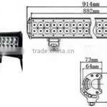 288w curved series led light bar with Spotlight and floodlight for trucks led driving light bar