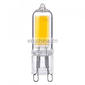 CE RoHS Flicker Free Dimmable G9 Cob LED Bulb