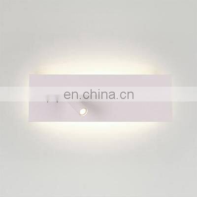 Modern Hotel Bedroom Bedside Wall Light Headboard Surface Mounted 6W LED Reading Wall Lamp