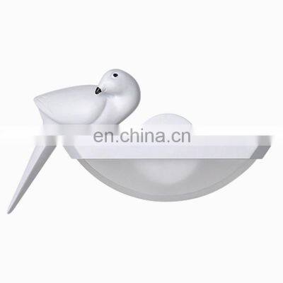 Nordic Simple Creative Bedroom Indoor Decorative Wall Light Modern Little Bird Living Room European LED Sconce