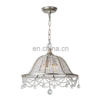 Modern OEN Fashion Iron K9 Crystal Material Lighting French Style Crystal Home decoration chandelier