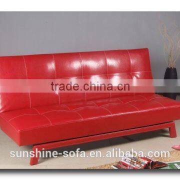 Leather Sofa Bed/ White Sofa sleeper