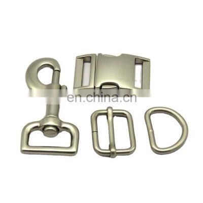 Professional Manufacturer Custom Logo Name Pet Hardware Accessories Metal Side Release Buckles