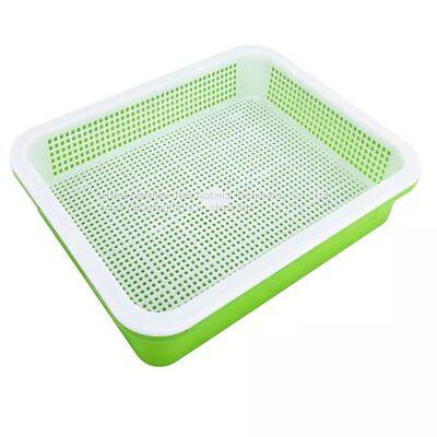 Sprout Growing Trays Plastic Plant Trays Wholesale Microgreen Sprouting Trays Planting Flat Trays photo-5
