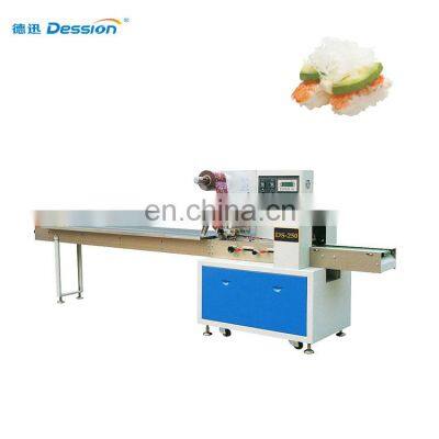 High Speed Sushi Roll Packaging Machine Food Packing Machine With Nitrogen Filling For Food Preservation