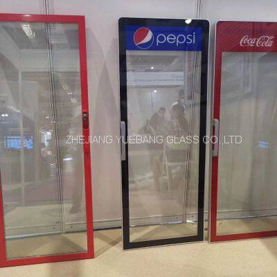 commercial freezer glass door aluminum frame glass door for beverage cooler