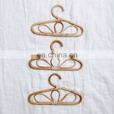 Hot Sale Floral Baby & Kids Rattan Hanger Set of 3 Vintage Style Vietnam Supplier